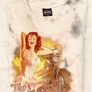 XL Vintage Harley Davidson reworked Tee